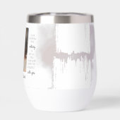 Wasserflaschen-Stil: Stemless Wine Tumbler, (Rückseite)