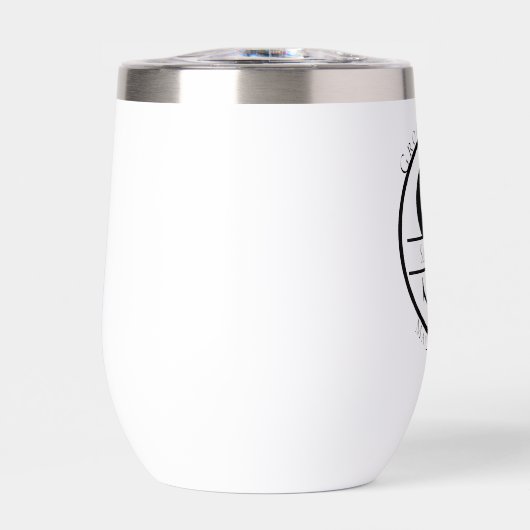 Wasserflaschen-Stil: Stemless Wine Tumbler, (Vorderseite)