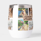 Wasserflaschen-Stil: Stemless Wine Tumbler, (Rückseite)