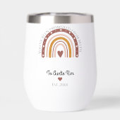 Wasserflaschen-Stil: Stemless Wine Tumbler, (Rückseite)