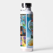 Wasserflaschen - über dem Meer Trinkflasche (Rechts)