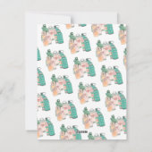 Wasserflaschen Umweltfreundliches Valentin Feiertagskarte (Rückseite)