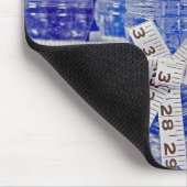 Wasserflaschen und Bandmessschaufel Mousepad (Ecke)