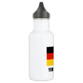 Wasserflaschen unter deutscher Flagge für Deutschl Edelstahlflasche (Links)