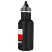 Wasserflaschen unter polnischer Flagge für Polen Trinkflasche (Rechts)
