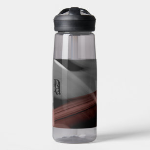 Wasserflaschentrend Abstrakte Kunst Schwarz Weiß P Trinkflasche