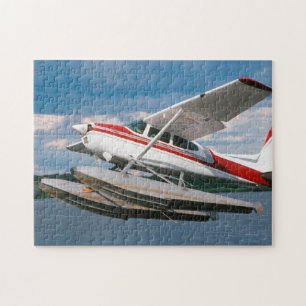 Wasserflugzeug startet, Victoriafälle, Simbabwe Puzzle