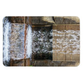 Wasserfontäne Foto Magnet (Horizontal)