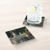 Wasserfontäne Untersetzer (Schrägansicht)