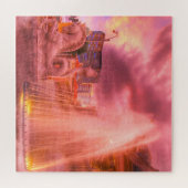 Wasserfontänen in Las Vegas Puzzle (Horizontal)