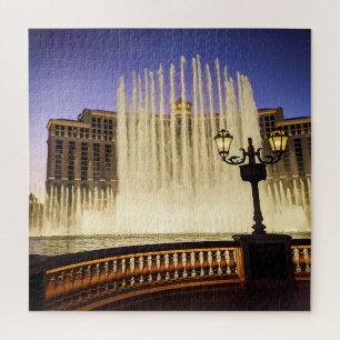 Wasserfontänen in Las Vegas Puzzle