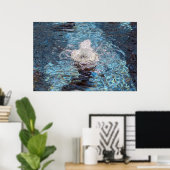 Wasserfontänen Poster (Heimbüro)