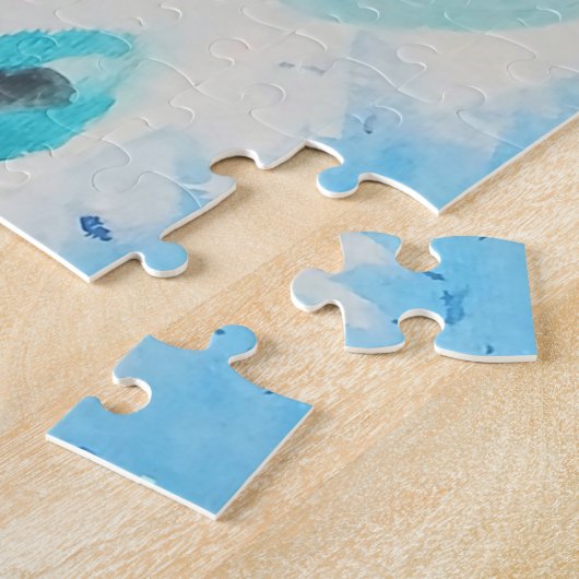 Wasserfrau Puzzle (Seite)