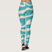 Wasserfreie Abstrakte Leggings (Rückseite)