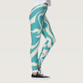 Wasserfreie Abstrakte Leggings (Rechts)