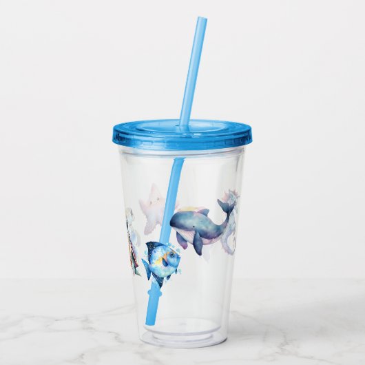 Wasserfreunde Acryltrinkbecher (Rückseite)