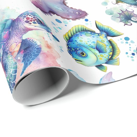 Wasserfreunde Geschenkpapier (Rolleneckpunkt)