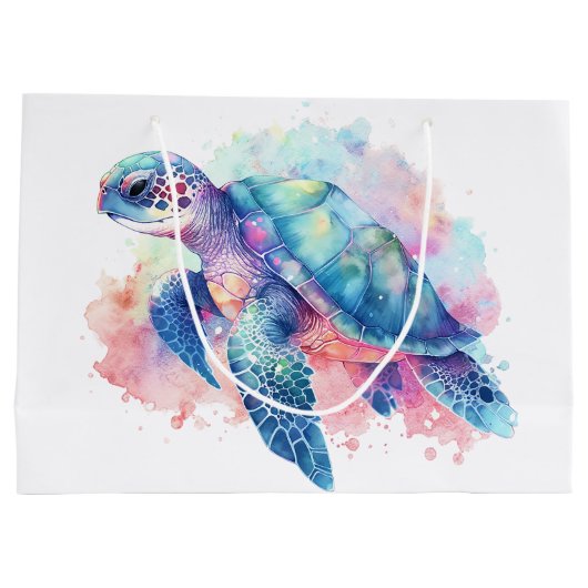 Wasserfreunde Große Geschenktüte (Rückseite)