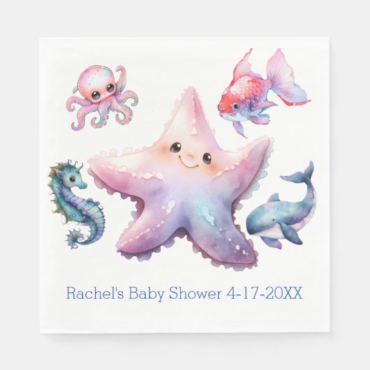 Wasserfreunde Serviette (Vorderseite)