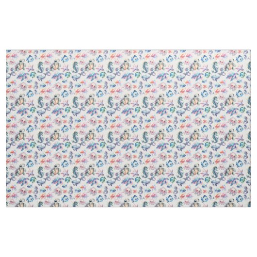 Wasserfreunde Stoff (Fat Quarter (45,7 x 55,9 cm))