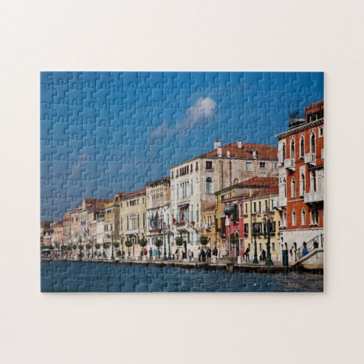 Wasserfront am Canal Grande von Venedig Puzzle (Horizontal)