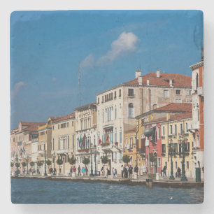 Wasserfront am Canal Grande von Venedig Steinuntersetzer