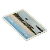 Wasserfront, Bangor, Vintager Stil Magnet (Rechte Seite)