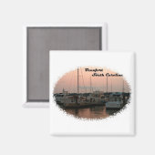 Wasserfront, Beaufort, SC Magnet (Vorderseite/Rückseite)