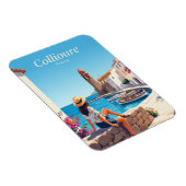Wasserfront Collioure Frankreich Magnet (Rechte Seite)