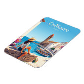 Wasserfront Collioure Frankreich Magnet (Linke Seite)