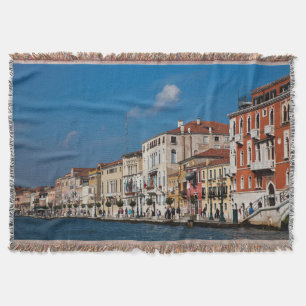 Wasserfront entlang des Grand Canal in Venedig Decke