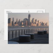 Wasserfront, Hoboken, N.J. Postkarte (Vorne/Hinten)