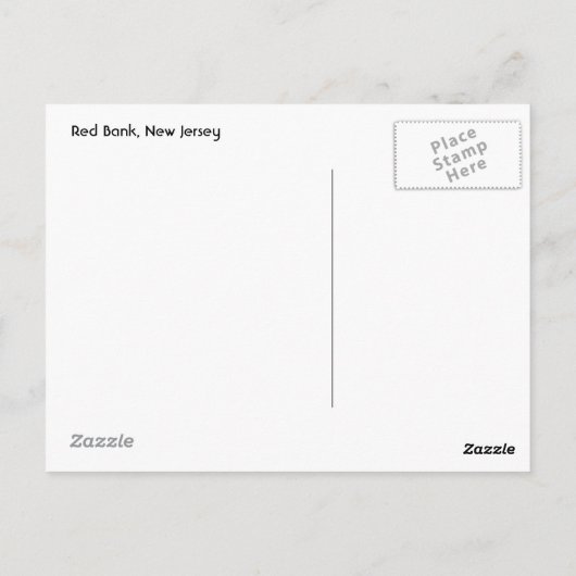 Wasserfront in der Dämmerung Postkarte (Rückseite)