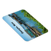 Wasserfront in Stonington, Maine Magnet (Rechte Seite)
