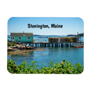 Wasserfront in Stonington, Maine Magnet