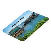 Wasserfront in Stonington, Maine Magnet (Linke Seite)