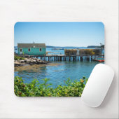 Wasserfront in Stonington, Maine Mousepad (Mit Mouse)