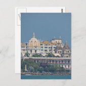 Wasserfront Kolumbien-Cartagena Postkarte (Vorne/Hinten)