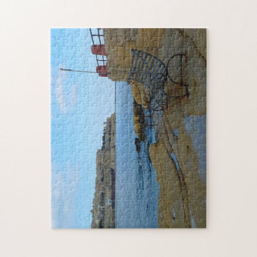 Wasserfront La Valetta Malta. Puzzle (Vertikal)