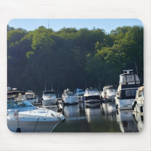 Wasserfront Marina Mousepad (Vorne)