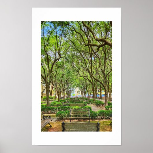 Wasserfront Park in Charleston, SC Poster (Vorne)