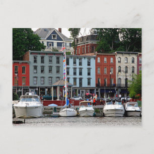 Wasserfront Postkarte