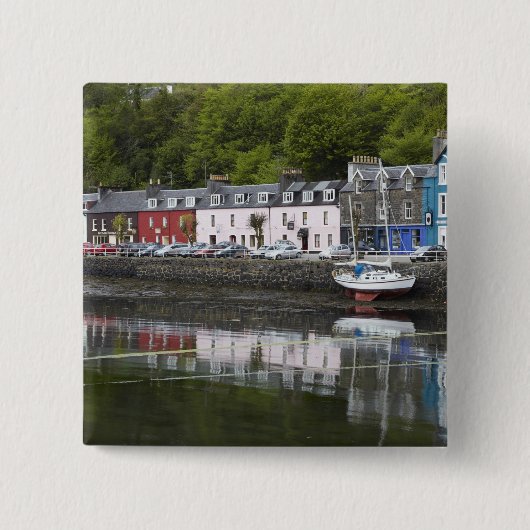 Wasserfront, Tobermory, Insel Mull, Schottland, 2 Button (Vorderseite)