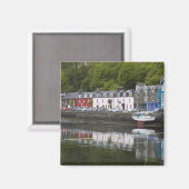 Wasserfront, Tobermory, Insel Mull, Schottland, 2 Magnet (Vorderseite/Rückseite)