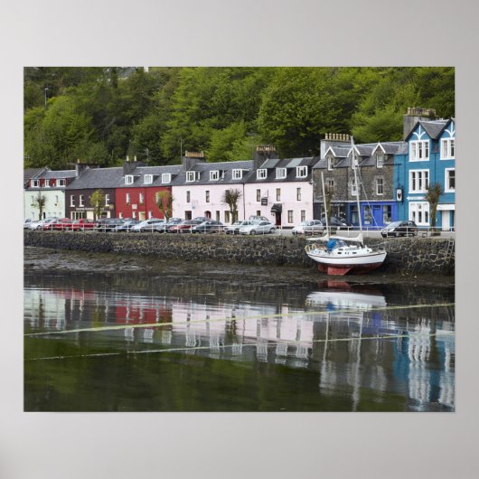 Wasserfront, Tobermory, Insel Mull, Schottland, 2 Poster (Vorne)