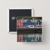 Wasserfront, Tobermory, Insel Mull, Schottland Button (Vorne & Hinten)