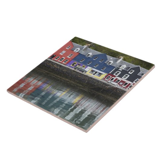 Wasserfront, Tobermory, Insel Mull, Schottland Fliese (Seite)