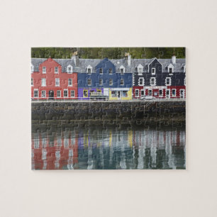 Wasserfront, Tobermory, Insel Mull, Schottland Puzzle
