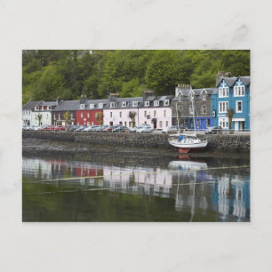 Wasserfront, Tobermory, Isle of Mull, Schottland, Postkarte