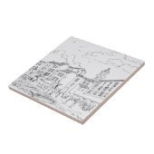 Wasserfront von Saint-Tropez| Französische Riviera Fliese (Seite)